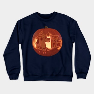 THIS IS FINE Crewneck Sweatshirt